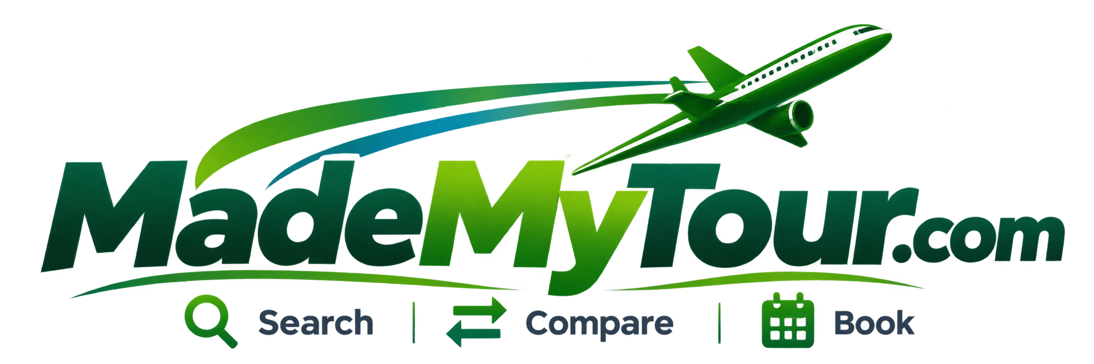 MadeMyTour.com travel logo - Search, Compare, Book
