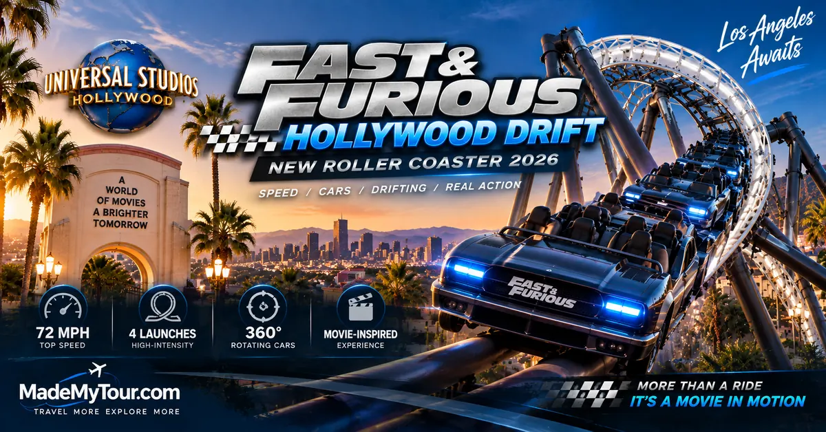 Veloci e Furiosi: L’Attrazione Hollywood Drift Apre a Universal Studios Hollywood